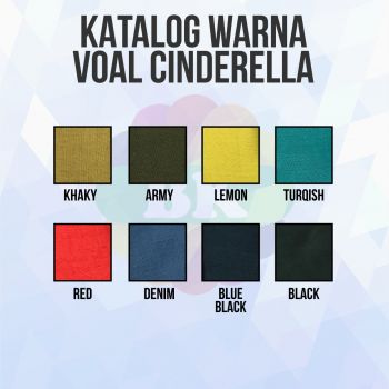 Kain Voal Premium Cinderella Lebar 115 CM